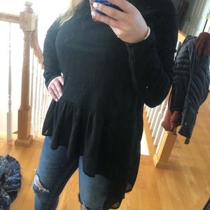 Black boutique top. Size Small